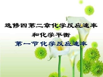 第一节 化学反应速率