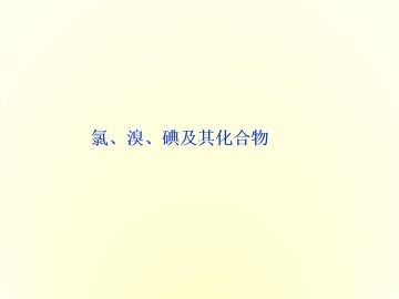 氯、溴、碘及其化合物_课件5