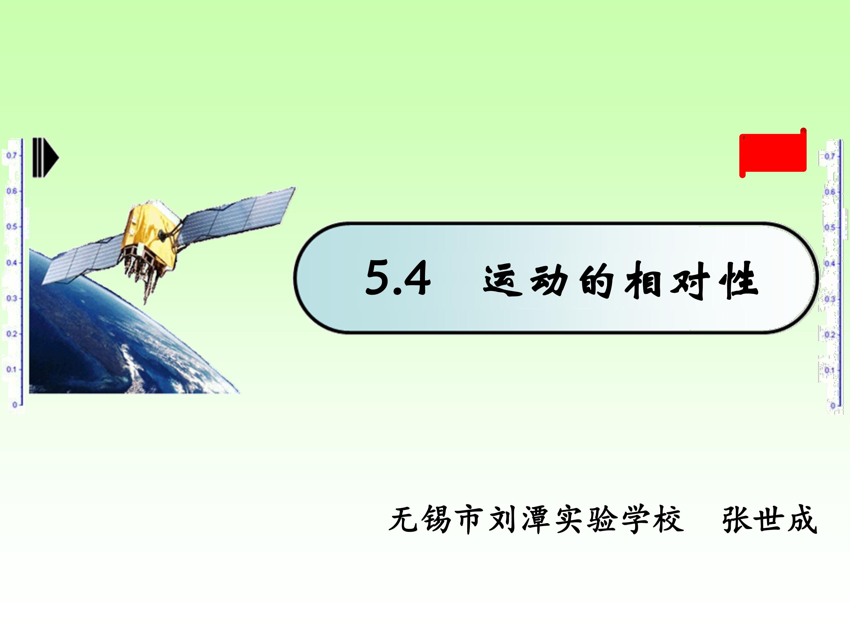 运动的相对性 PPT