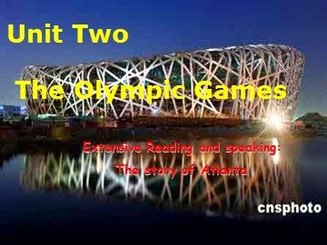 Unit 2 The Olympic Games