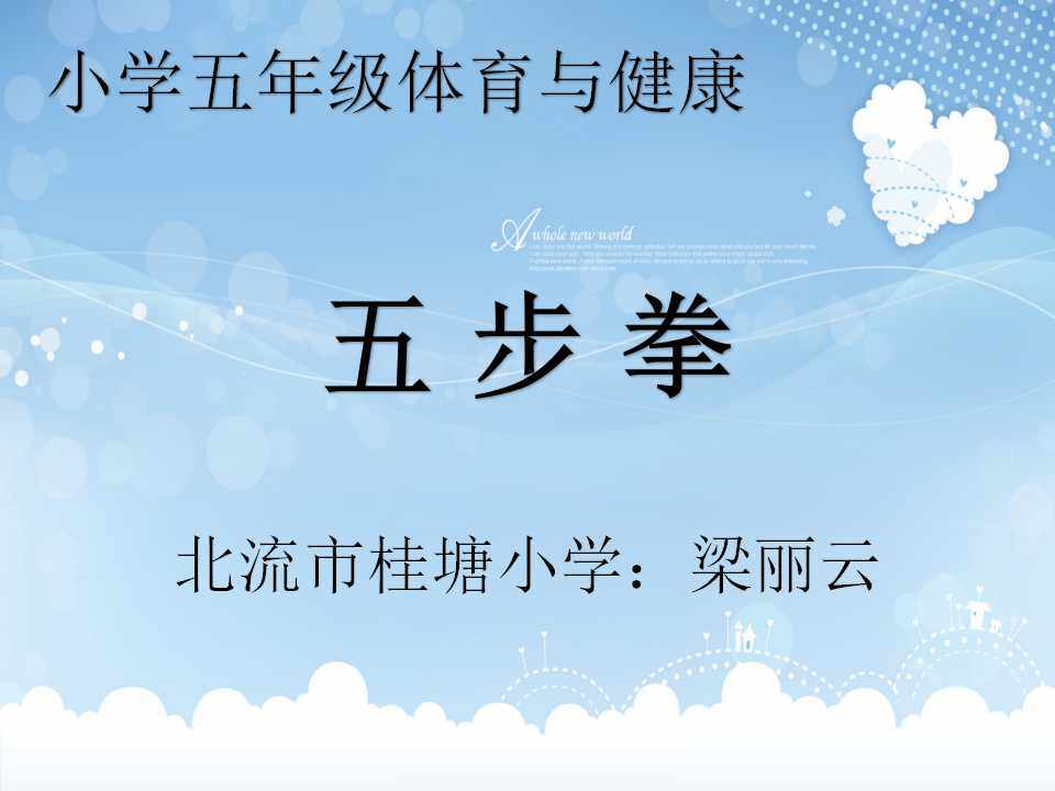 五步拳
