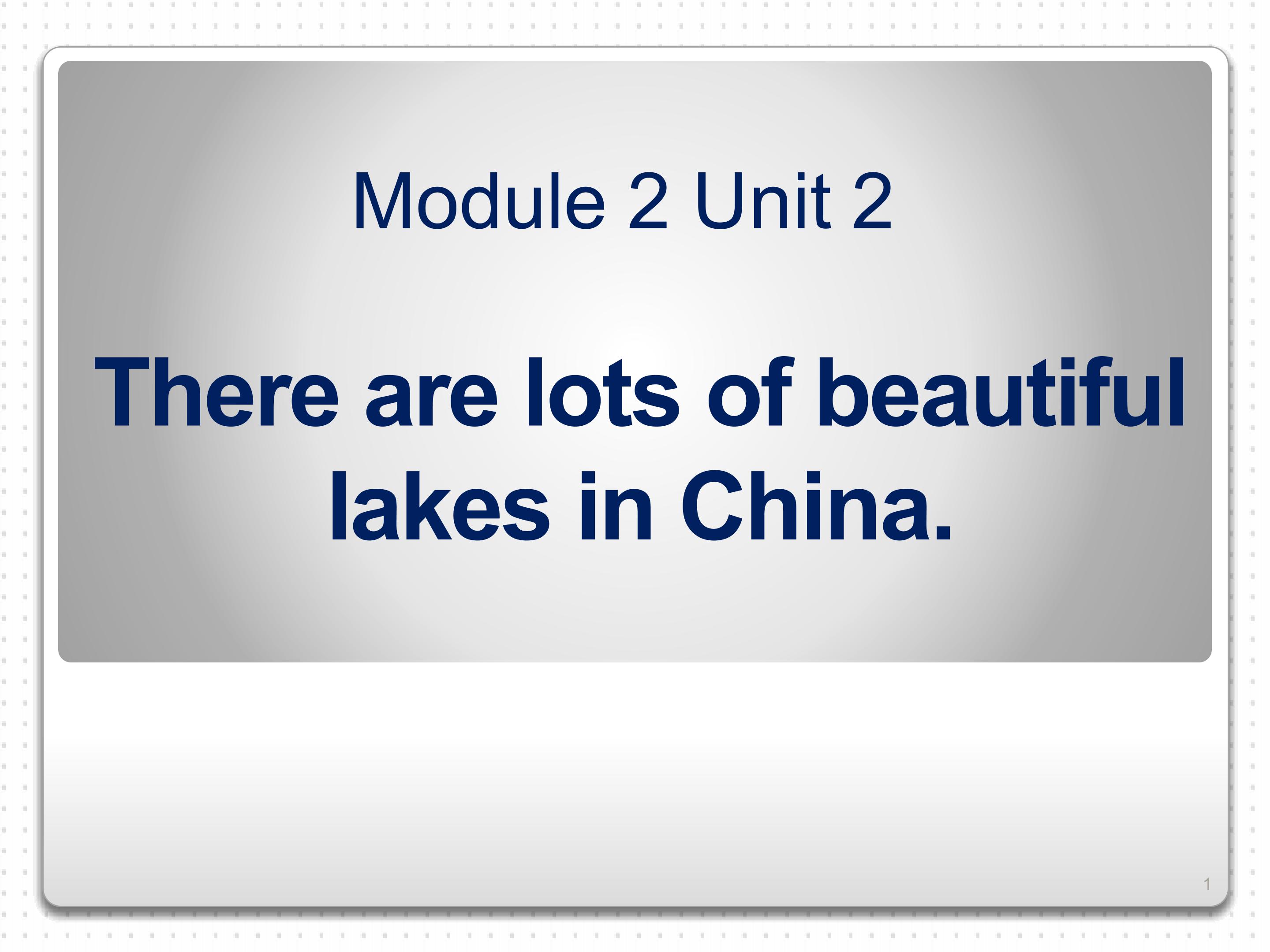 There are lots of beautiful lakesinChina