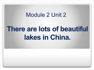 There are lots of beautiful lakesinChina