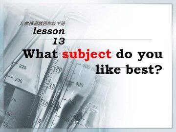 Unit 3 What subject do you like best?
