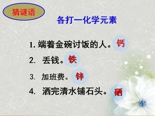 化学元素与人体健康