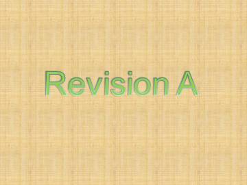 Revision module A_课件1