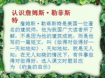 13 钓鱼的启示