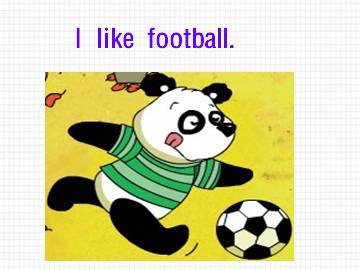 I like football._课件1