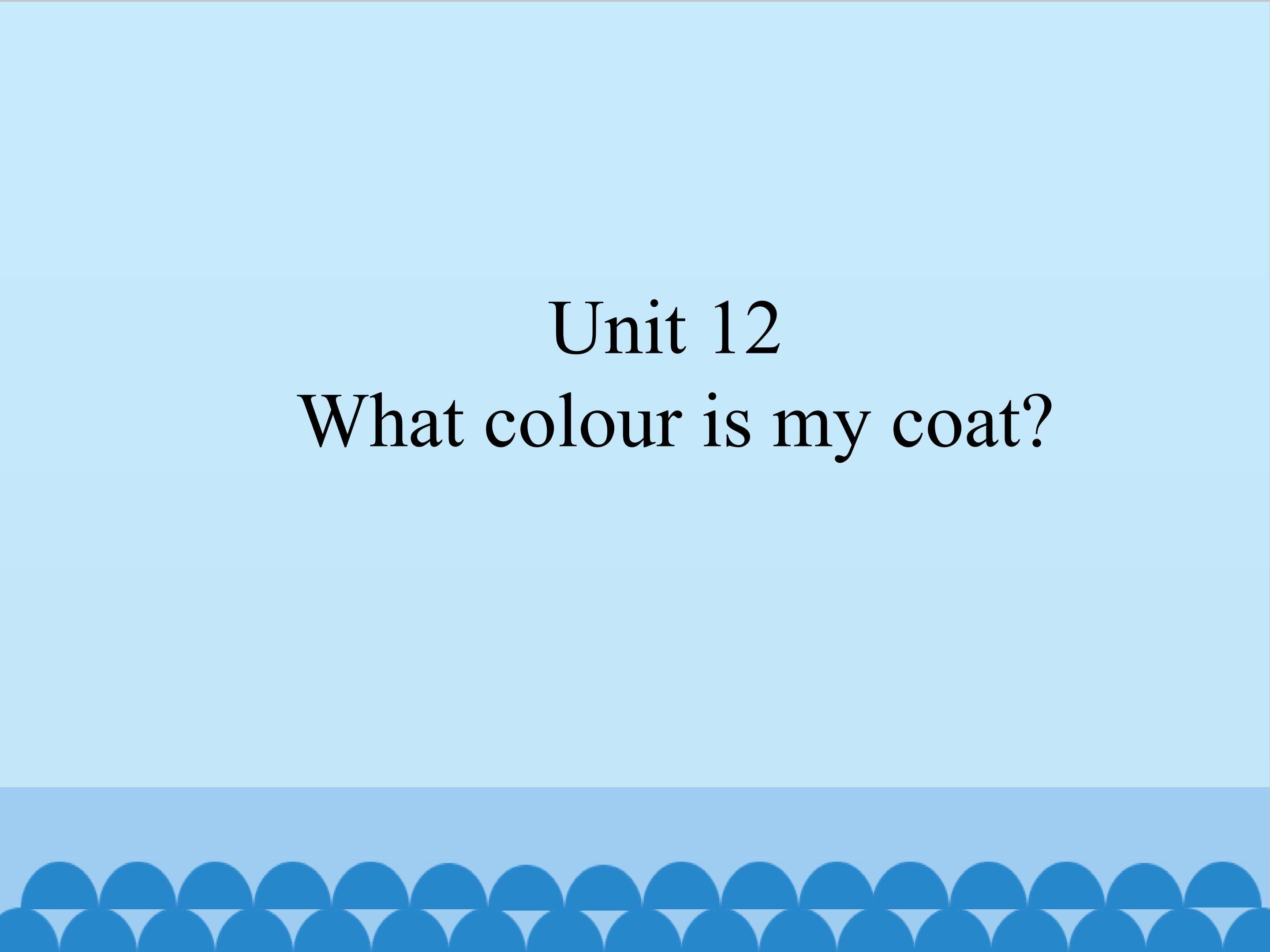 Unit 12
