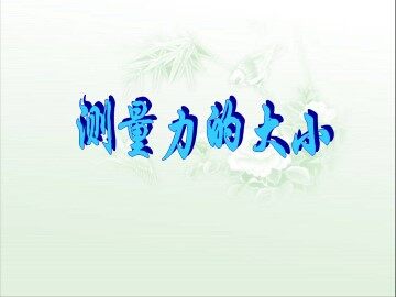 测量力的大小_课件1