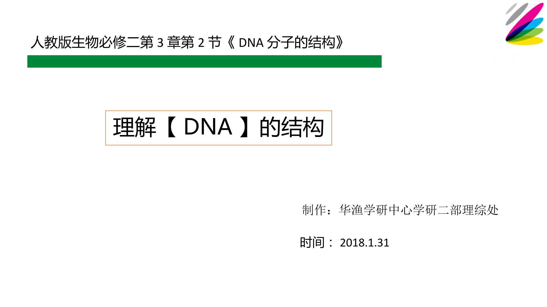 难点_理解【DNA】的结构