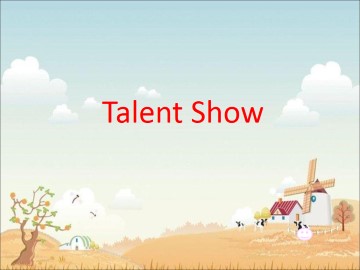 Talent Show_课件1