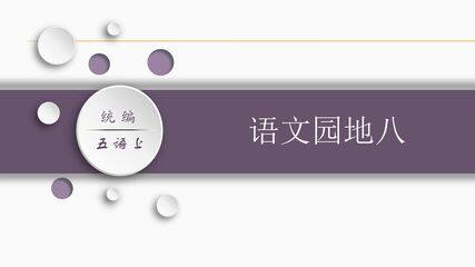 五年级上册语文部编版课件第八单元《语文园地八》02