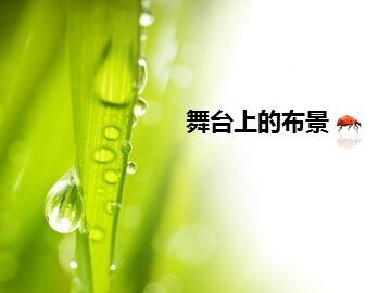 舞台上的布景_课件1