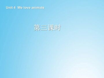 We love animals_课件6