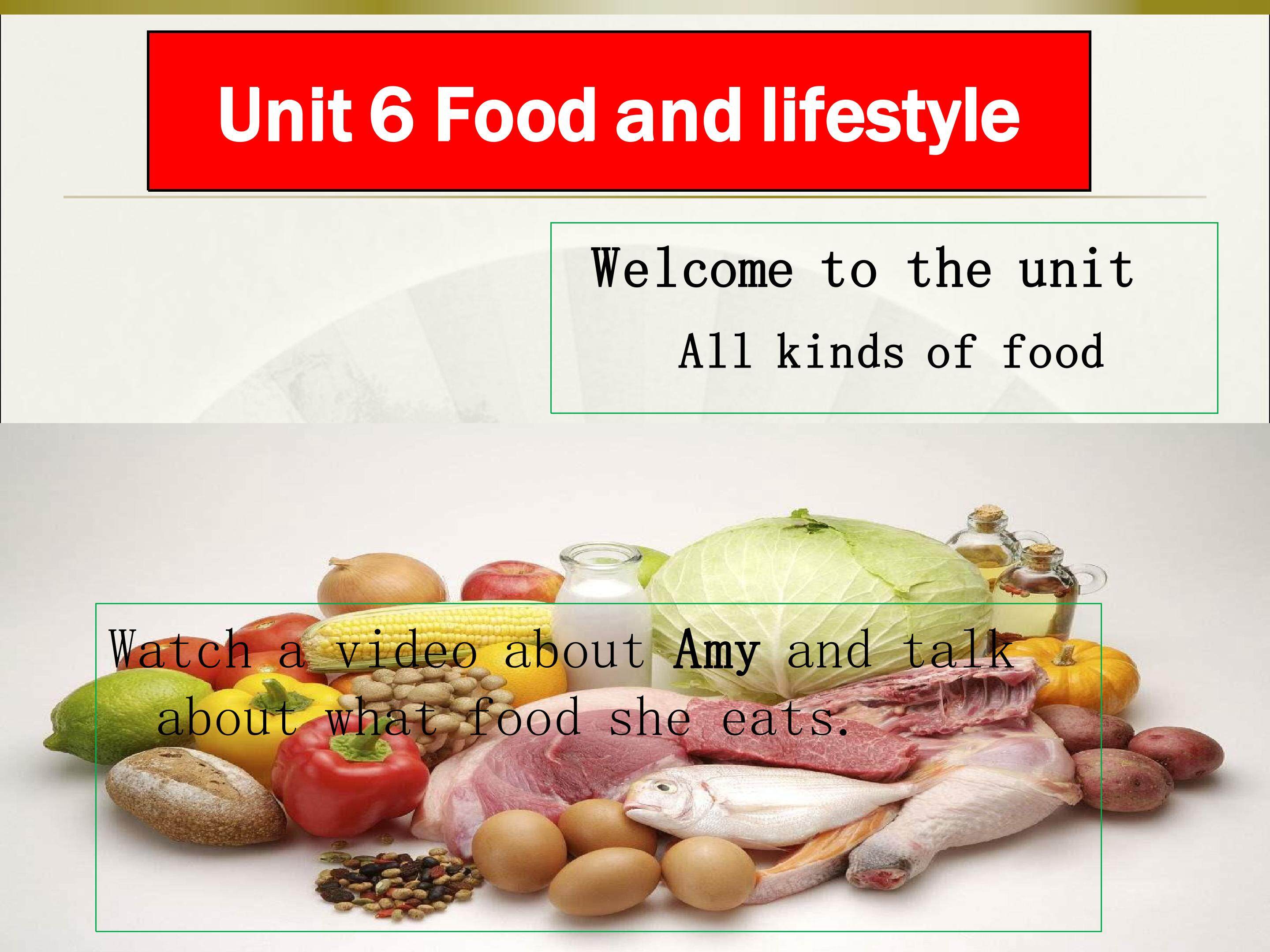 all kinds of food课件