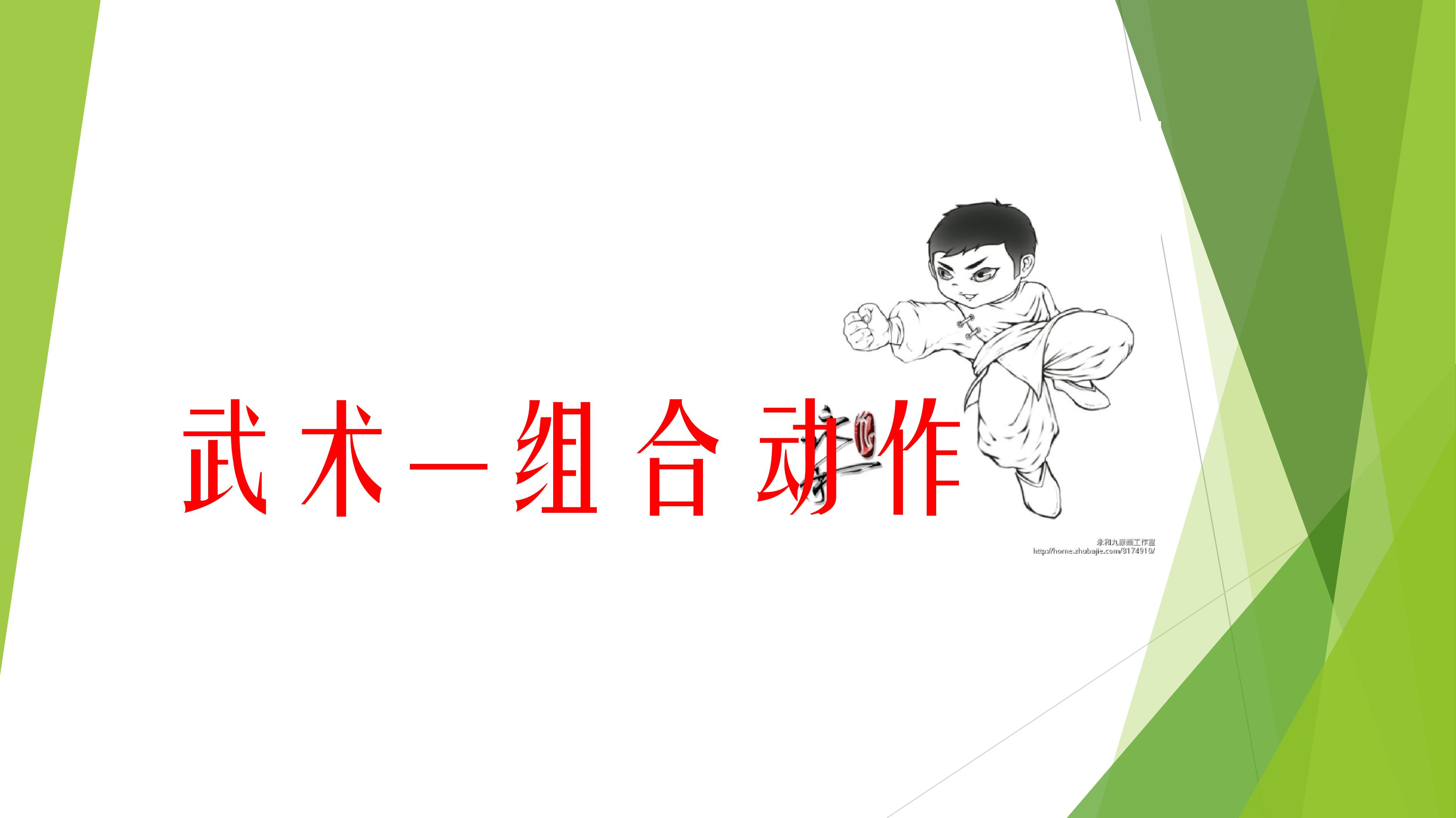 武术--组合动作