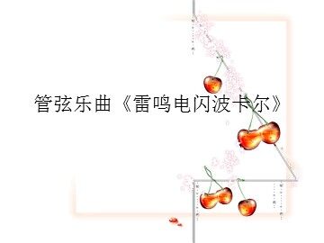 管弦乐曲《雷鸣电闪波卡尔》_课件1