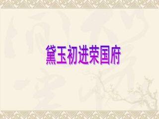 黛玉初进荣国府_课件1