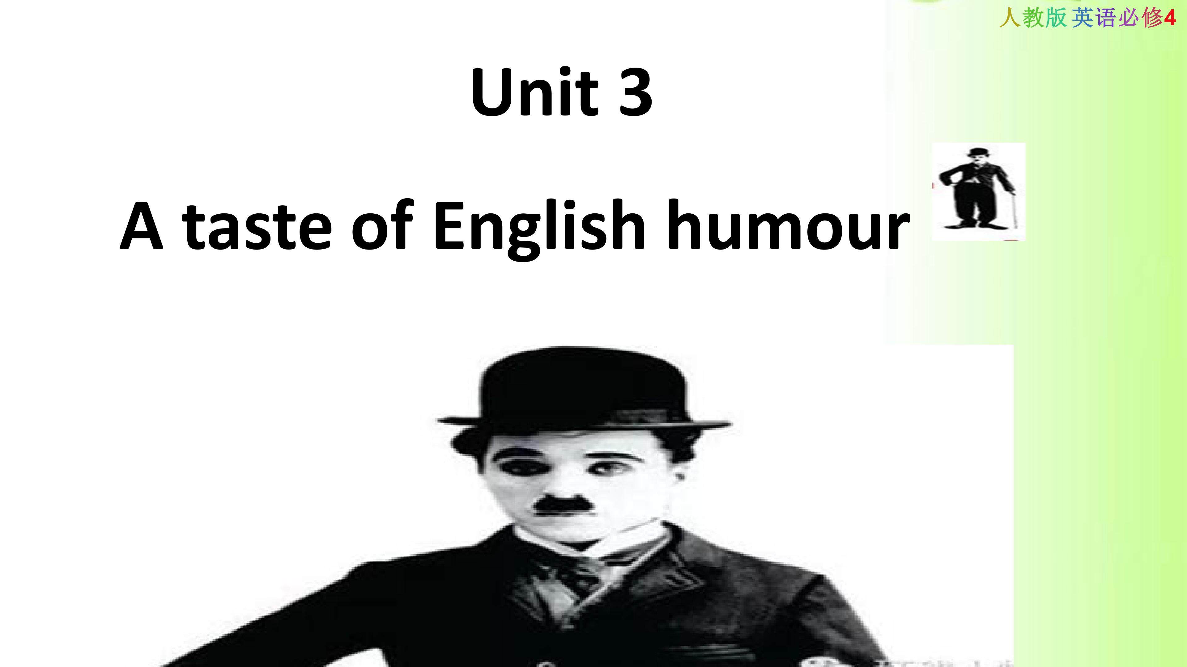 Unit3 A taste of English humour-Reading