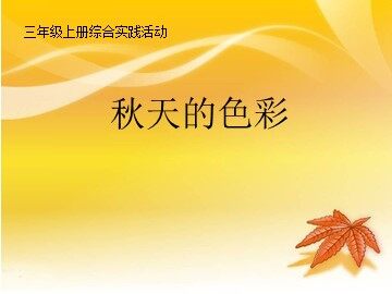 秋天的色彩