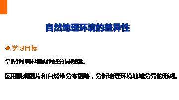 自然地理环境的差异性_课件1