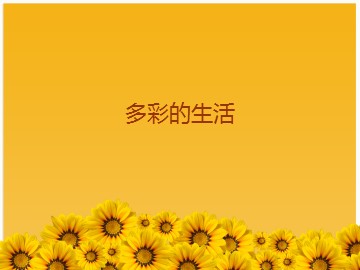多彩的生活_课件1