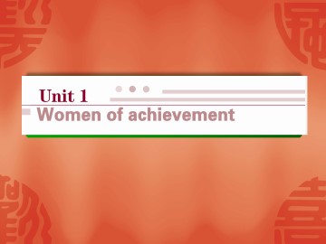 Women of achievement_课件37