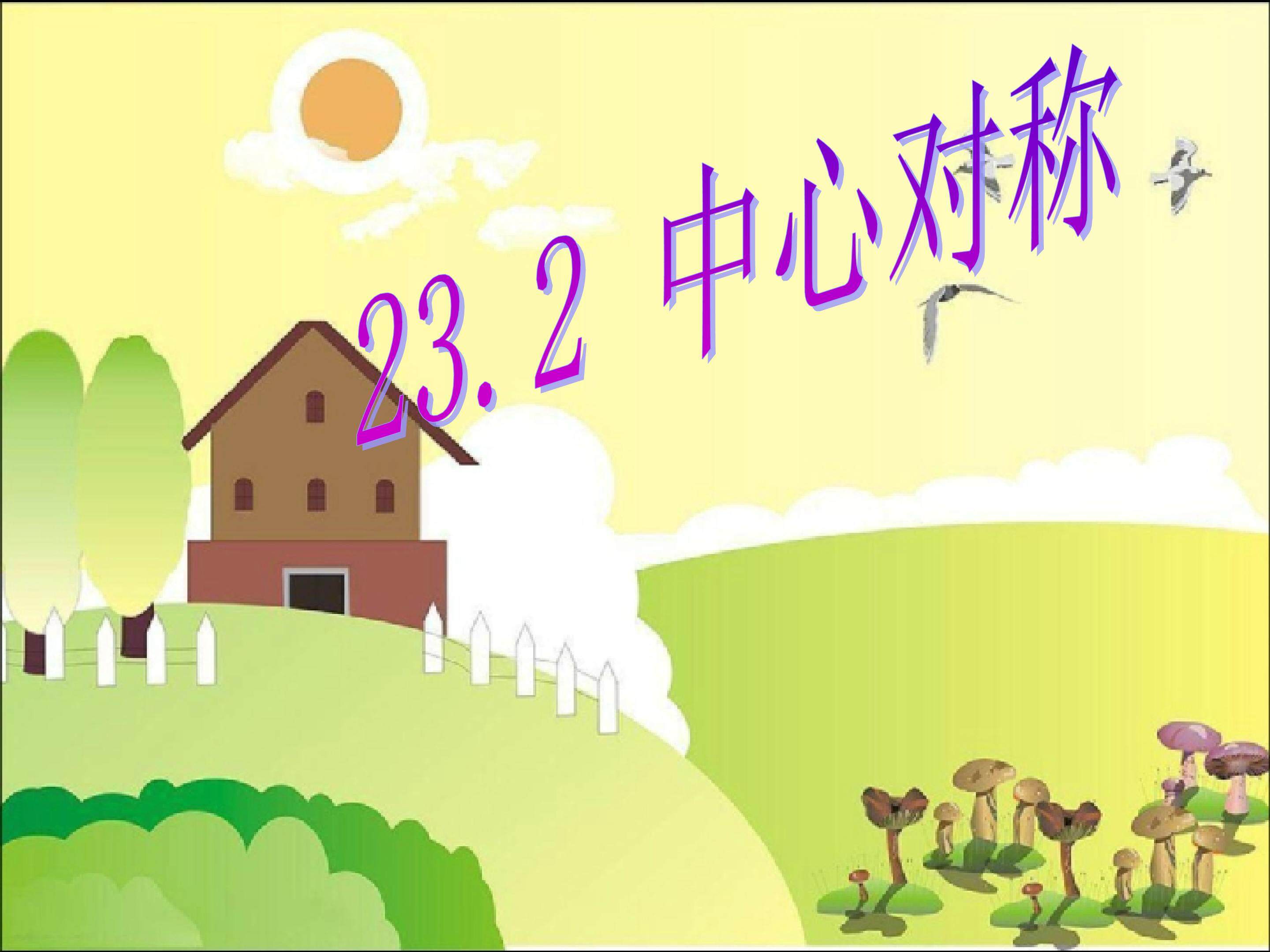 23.2.1中心对称