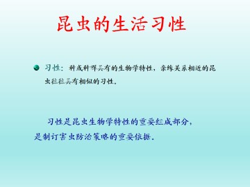 昆虫的生活习性_课件2