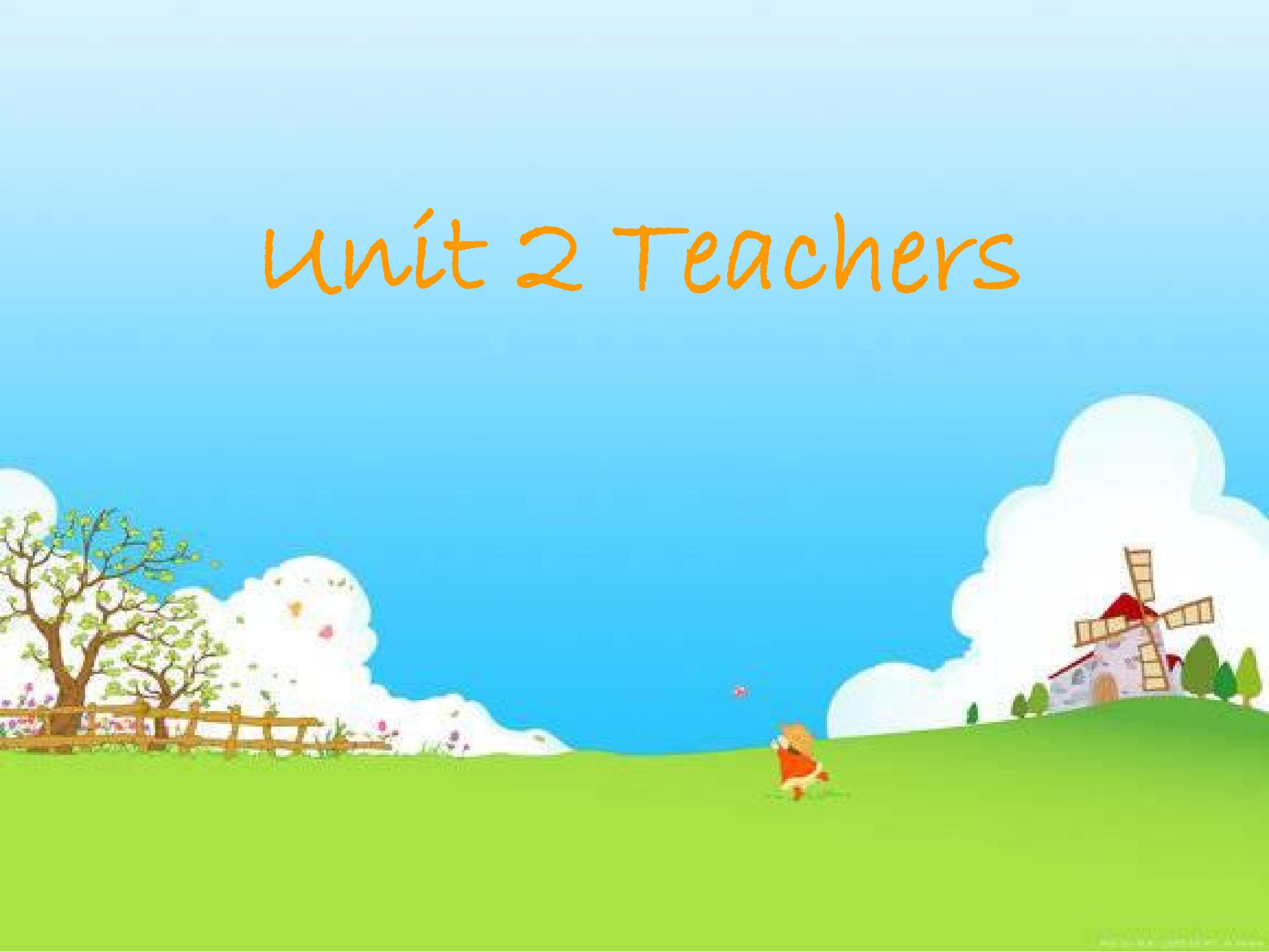 【课件】五年级上册英语人教版新起点Unit 2《Teachers》（Lesson 1）02