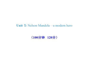 Nelson Mandela - a modern hero_课件52