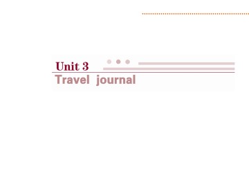 Travel journal_课件43
