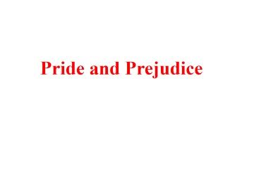 Pride and Prejudice_课件1