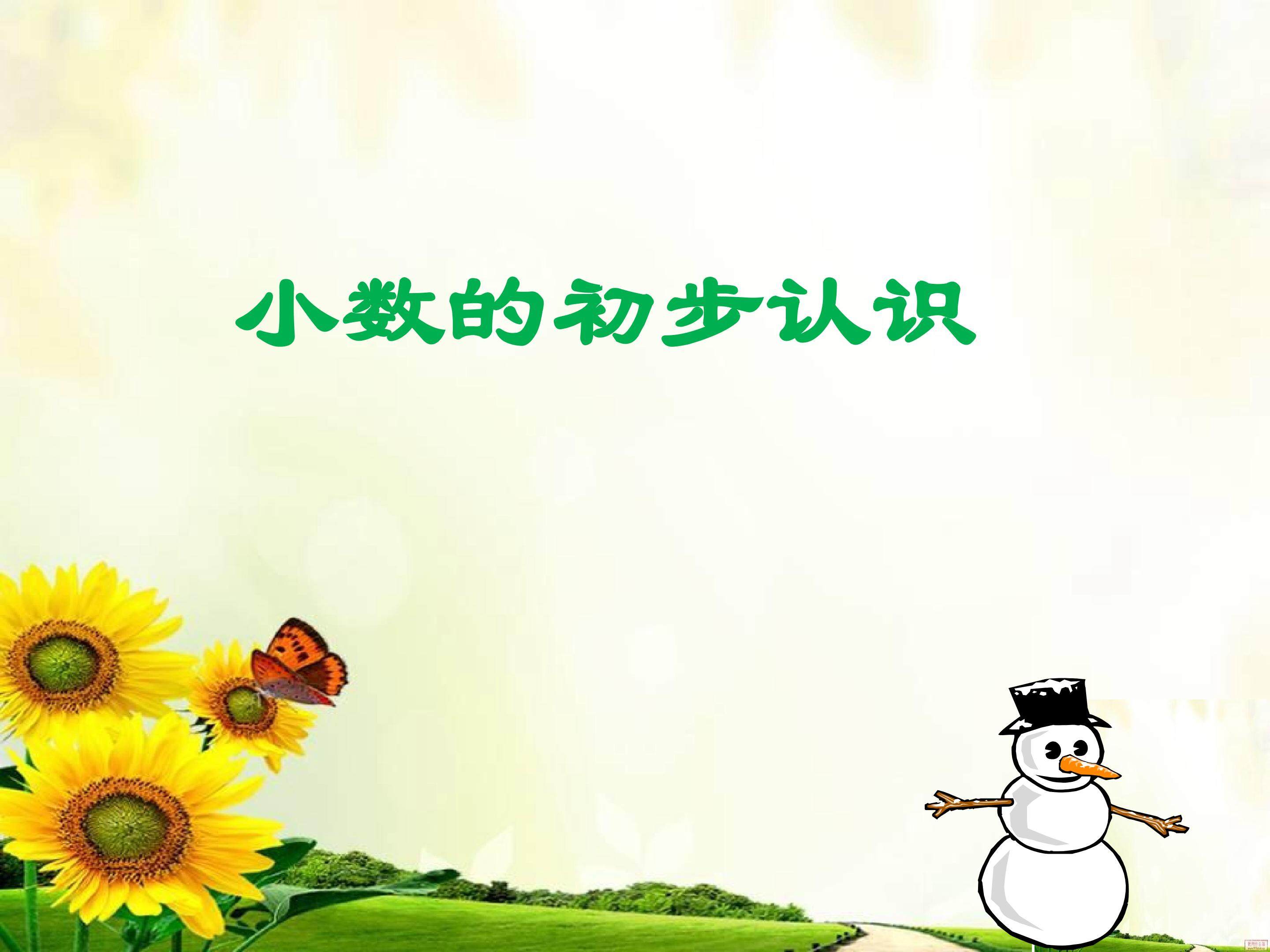 小数的初步认识