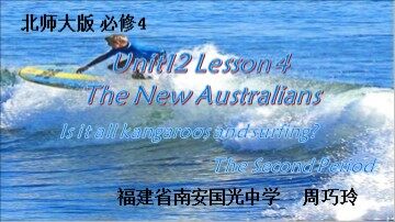Unit 12 Lesson4 The new Australians