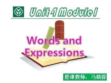模块1第四单元词汇课(马晓蓉)