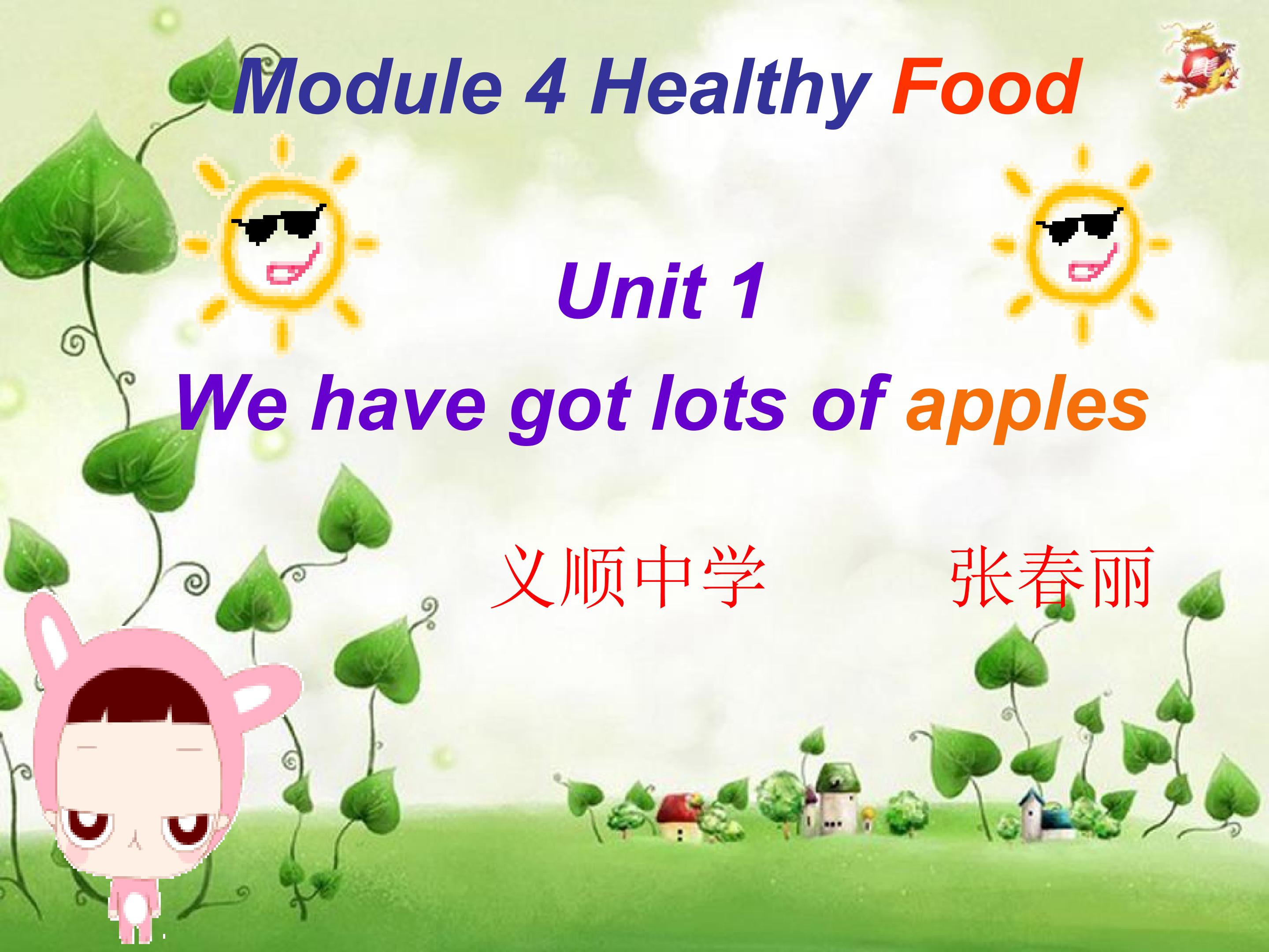 Module 4 Healthy  food