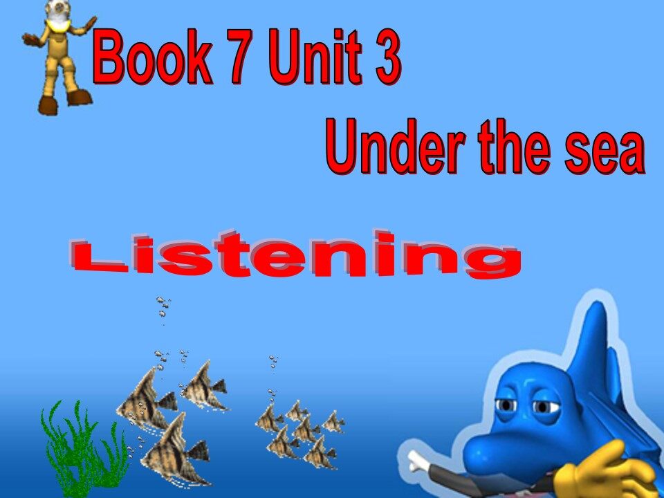 under the sea-listening