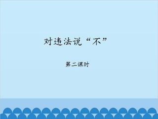 对违法说“不”-第二课时_课件1