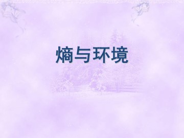 熵与环境_课件1