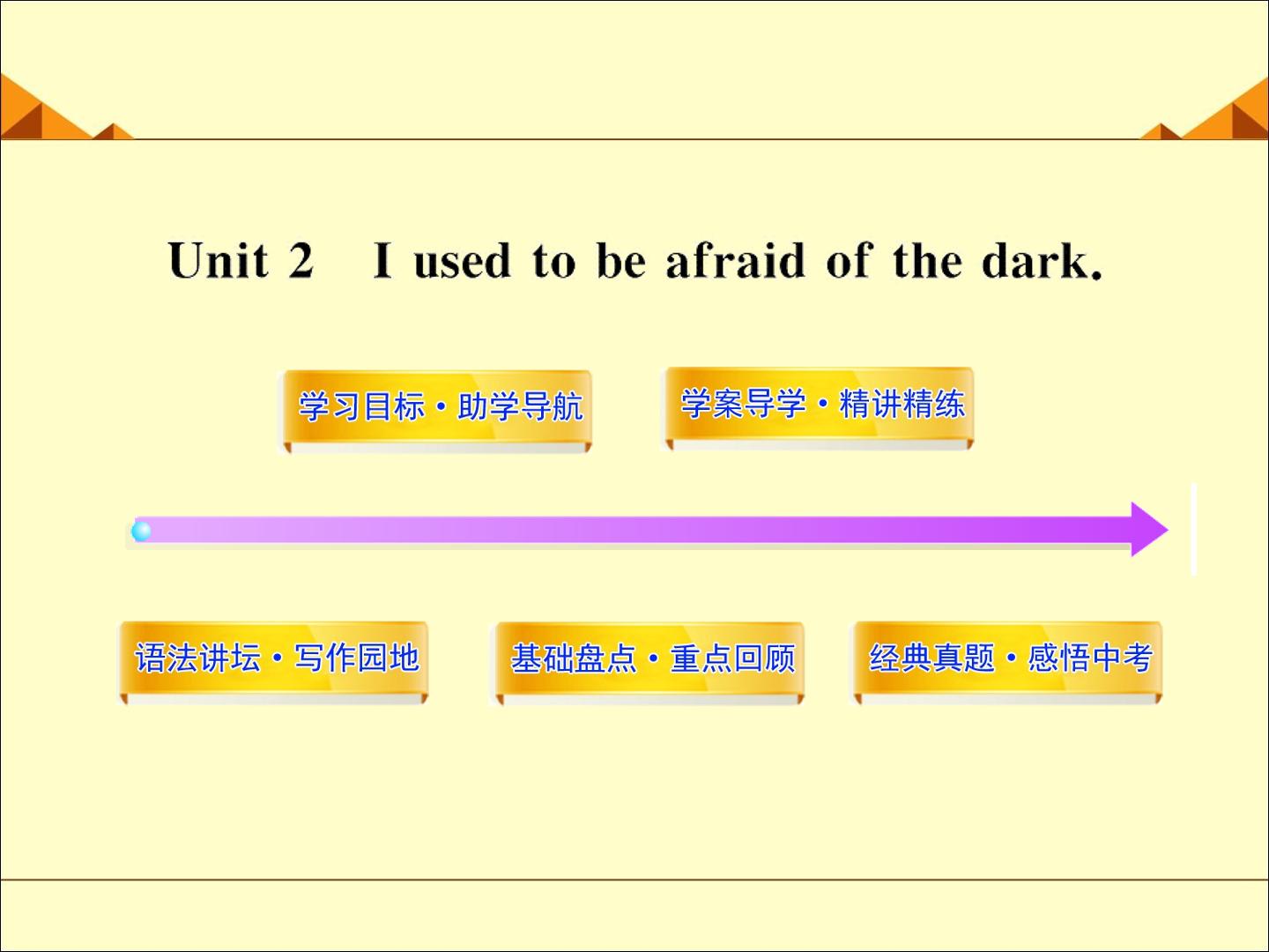 I used to be afraid of the dark._课件6