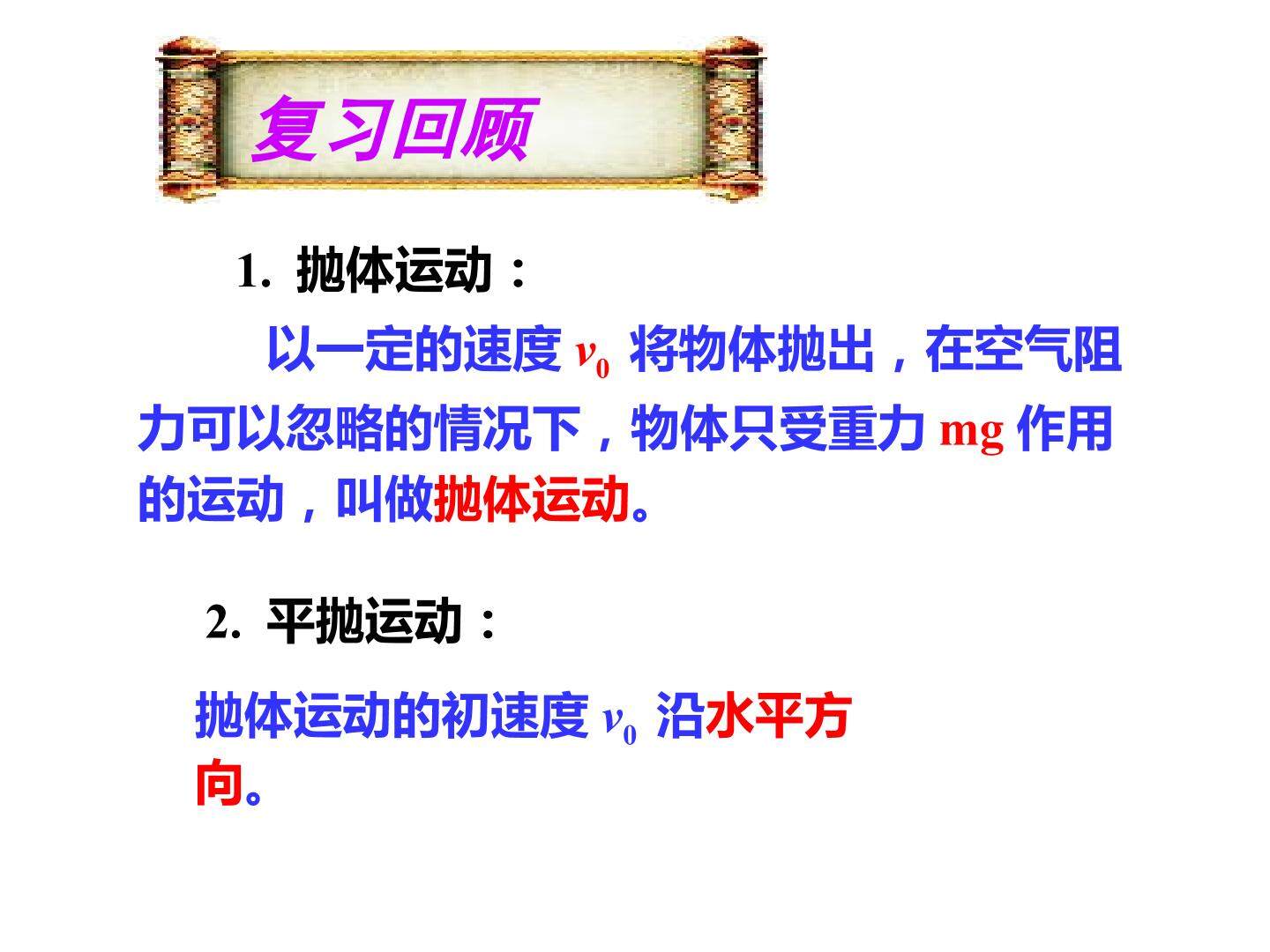 平抛运动经典习题