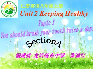 张谊红八上Unit 2 Topic 1 Section1 A