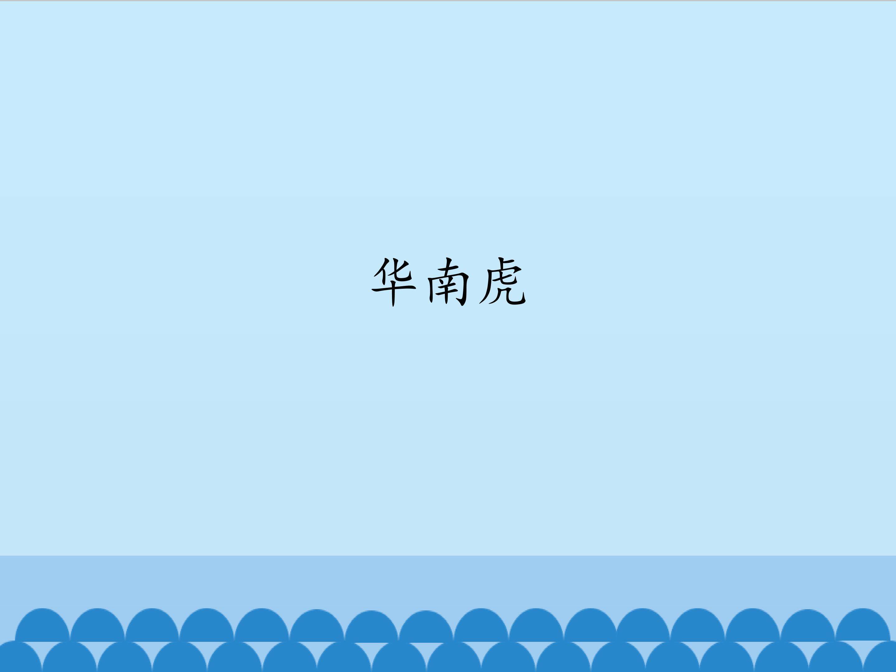 华南虎