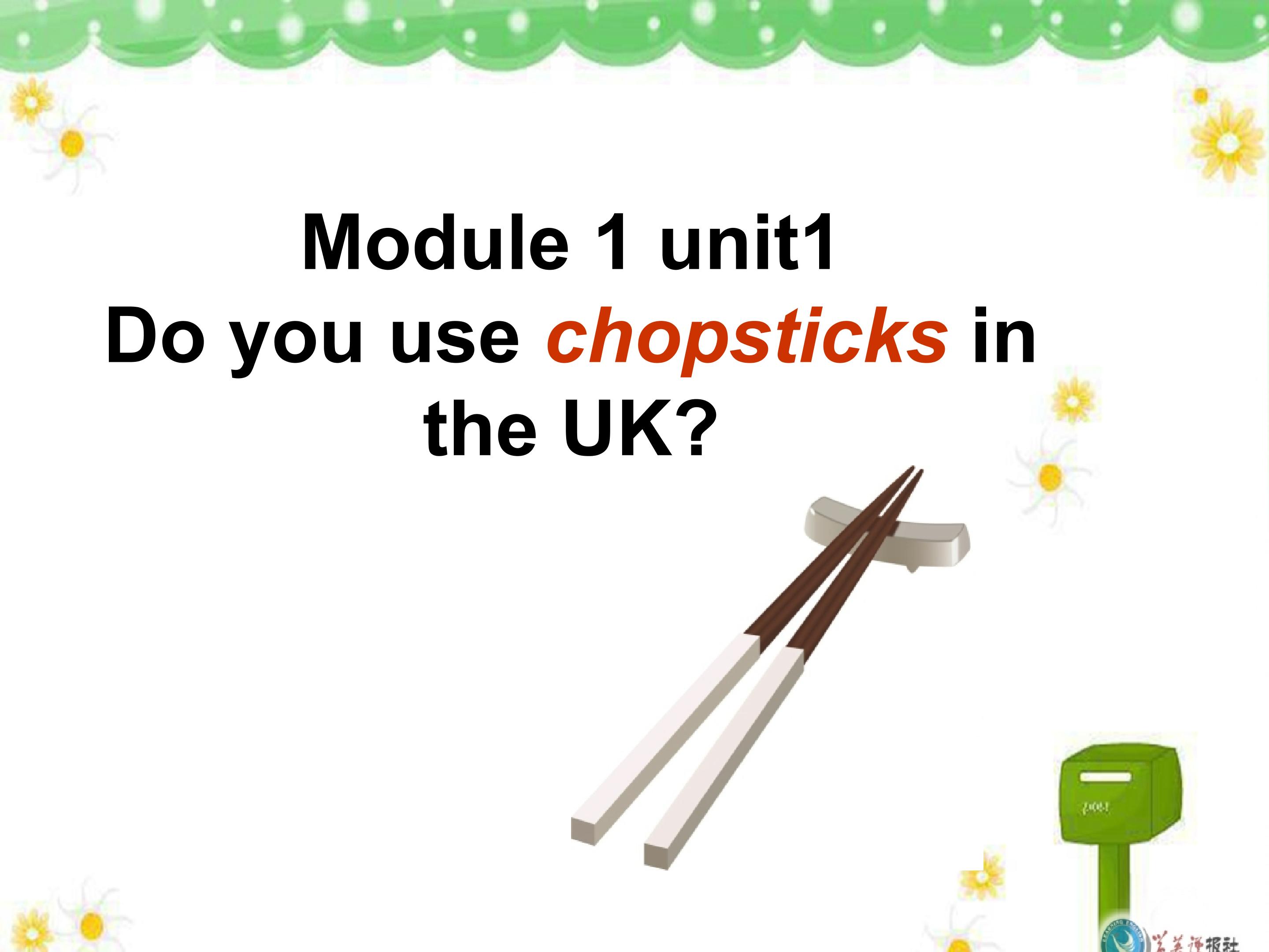 DO you use chopsticks in the UK.