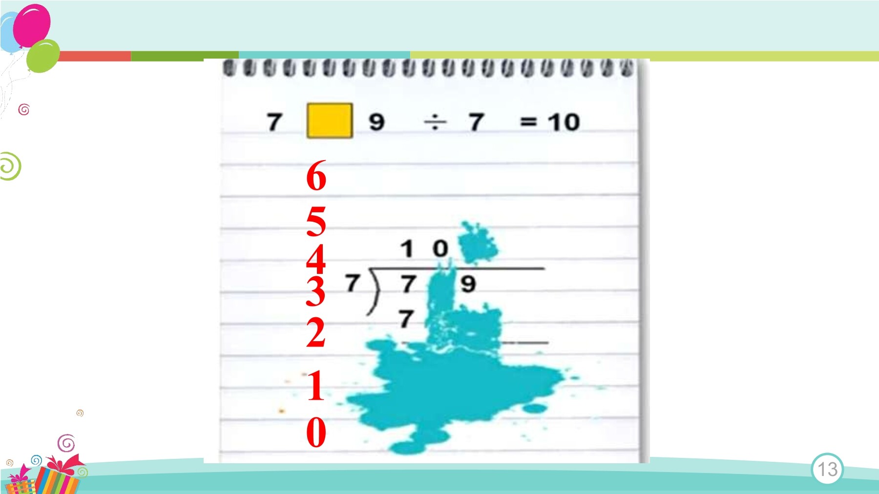 13