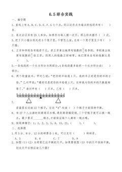 6.5综合与实践 课时练06