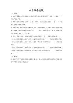 6.5综合与实践 课时练05