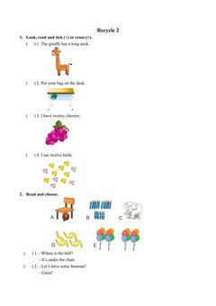 【★★】【课时练习】3年级下册英语人教版三年级起点Recycle 2 04